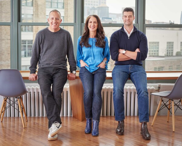 Stash management.  From left: Brandon Krieg, Stash co-founder and head of business development;  Liza Landsman, Executive Director;  Ed Robinson, Co-Founder and President.