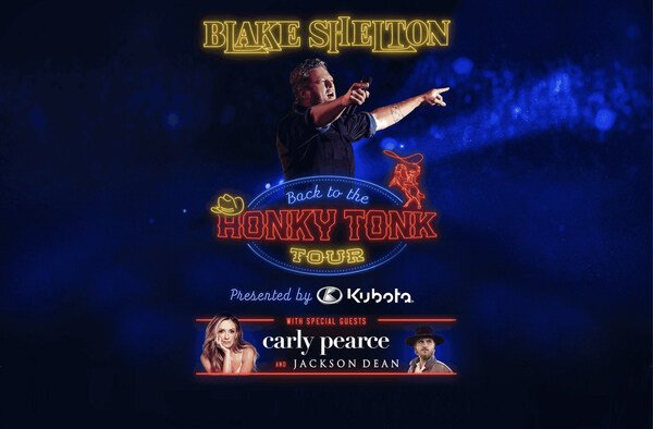 Kubota Partners with Blake Shelton as Presenting Sponsor of 2023 “Back to the Honky Tonk” Tour