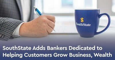 SouthState has hired five bankers to support business and wealth customers in Georgia, Virginia and Alabama