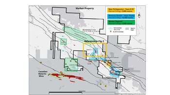 Figure 1: Marban Regional Project  Drilling Areas (CNW Group/O3 Mining Inc.)
