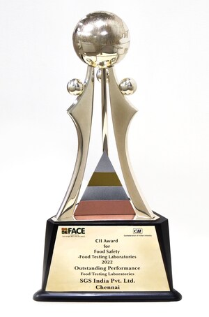 SGS Receives CII Food Safety Award 2022 for Outstanding Laboratory Performance - Food Testing Laboratories
