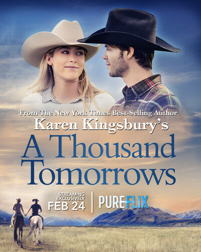Karen Kingsbury's A Thousand Tomorrows streams exclusively on Pure Flix starting February 24th.