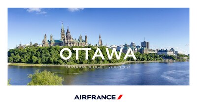 Ottawa-Paris, Juin 2023 (Groupe CNW/Air France)