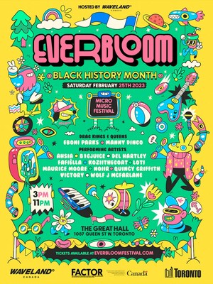 Everbloom festival poster 2023 (CNW Group/Waveland)