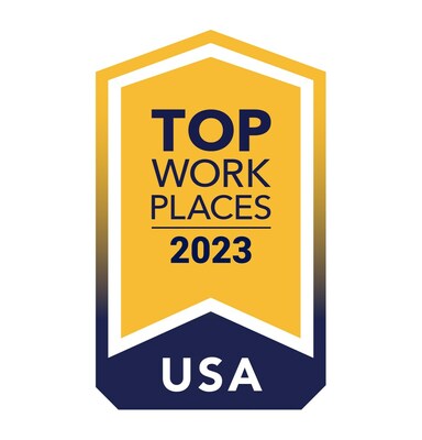 Top Work Places 2023 from Energage