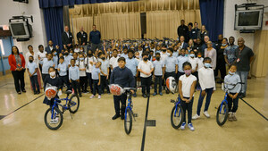 80+ Kids Surprised with New Bikes in Temple Hills, MD