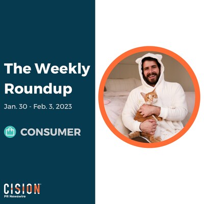 PR Newswire Weekly Consumer Press Release Roundup, Jan. 30-Feb. 3, 2023. Photo provided by Purina. https://prn.to/3Ylpv0c
