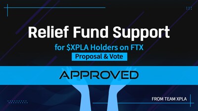 Relief fund for $XPLA holders on FTX