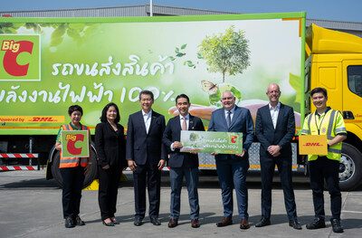 Big C Collabs with DHL Supply Chain Thailand to Deploy Electric Trucks, Aiming to Reduce Carbon Emissions