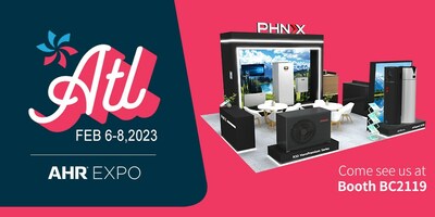 PHNIX participará da AHR Expo 2023, em Atlanta, com suas mais novas bombas de calor R290