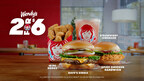 WENDY'S UNVEILS CRAVEABLE 2 FOR $6 DEAL ON 2/6