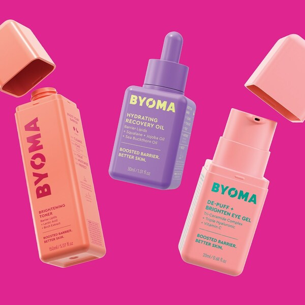 ONE YEAR OLD BYOMA LEADS SKINCARE CATEGORY WITH GROWING BARRIER CARE LINEUP, CONTINUING MISSION TO MAKE HIGH-PERFORMANCE SKINCARE ACCESSIBLE TO ALL