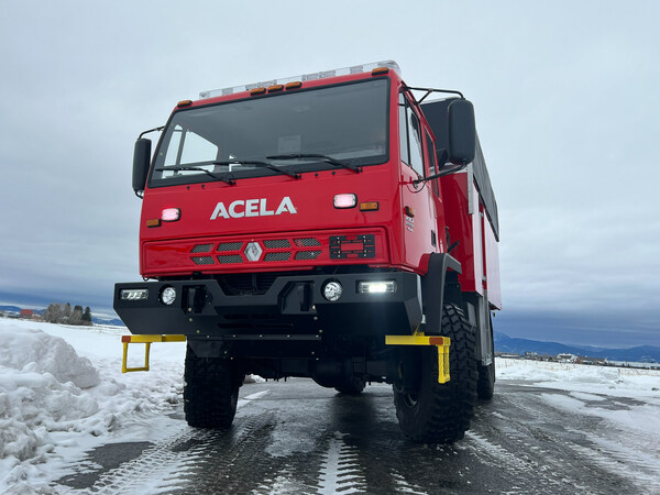 Acela Truck Company partners with Fire Truck dealer Safetek Profire to bring the multiuse Monterra high-water flood rescue truck to the Canadian Fire Market.