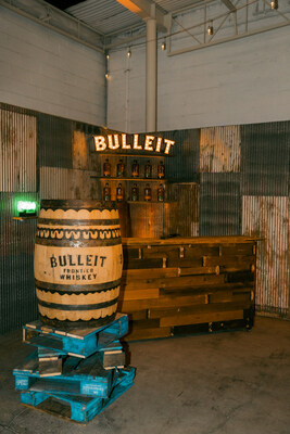 Jimmy DiResta's Upcycled Bar at “A Toast To The Times” premier by Bulleit Frontier Whiskey