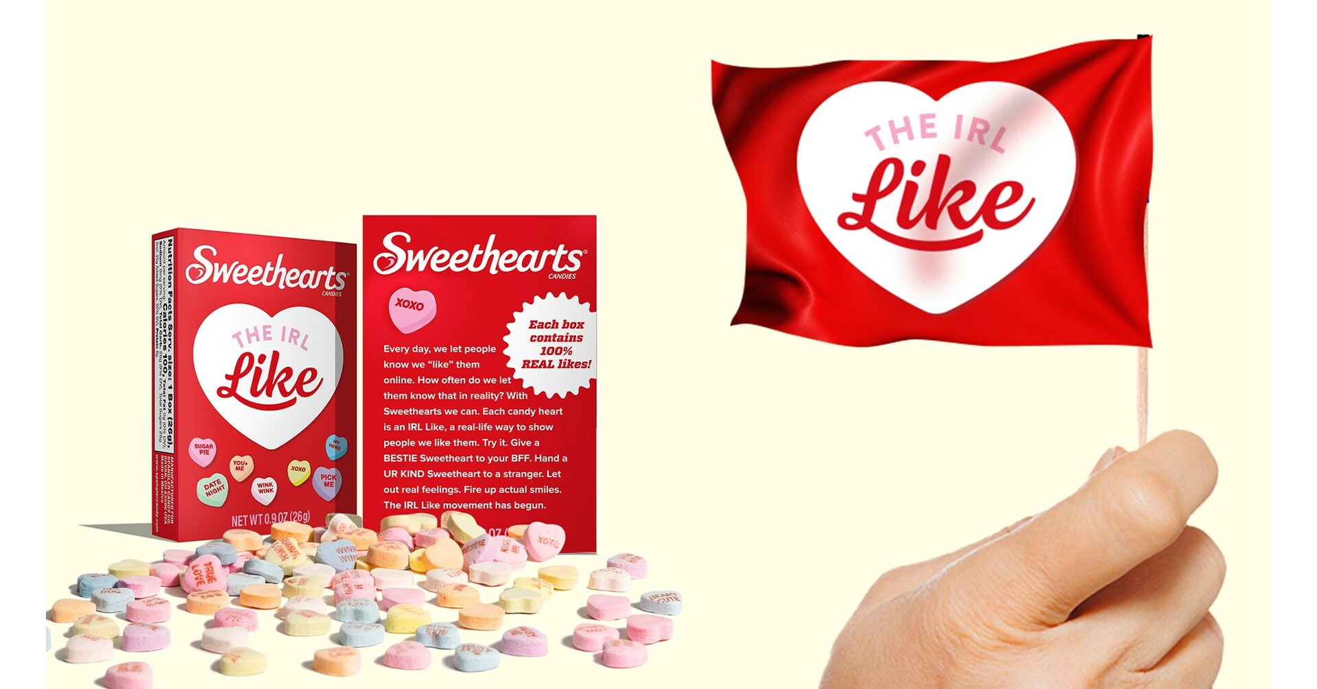 Sweethearts sends 'sweet-and-desist' to Big Tech over 'like' button