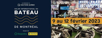 Embarquez pour le SALON INTERNATIONAL DU BATEAU DE MONTRAL 2023 - du 9 au 12 fvrier 2023 ! (Groupe CNW/Nautisme Qubec)