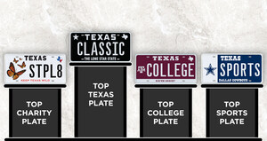 My Plates unveils Texas' top license plate designs for 2022!
