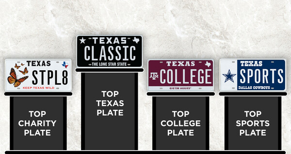 My Plates unveils Texas’ top license plate designs for 2022!