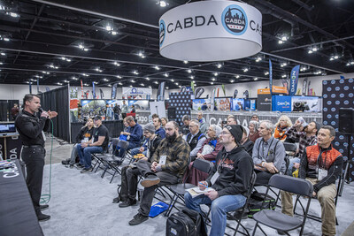 Sales Trainer Joe Marcoux giving a skills clinic at the CABDA Expo. Photo by Alex Carroll, ARC Photography