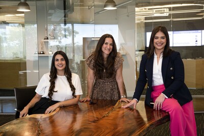 From left to right: Alexis Regalado, Marcela Maurer, Vanessa Bolanos
