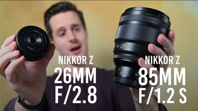 Nikon Officially Adds 85mm f/1.2 S and 26mm f/2.8 Lenses to Z-Series