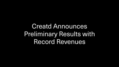 Creatd announces preliminary results with record revenues for fiscal year 2022.