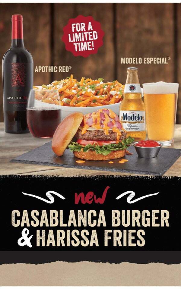 New at The Counter: Casablanca Burger and Harissa Fries