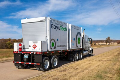 BayoTech’s high-capacity transport trailers move more hydrogen per load than traditional gaseous hydrogen delivery methods, allowing Plug to maximize the productivity of drivers and availability to customers.