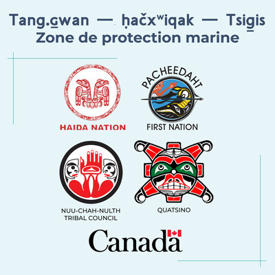 Zone de protection marine Tang.?wan -- ?a?xwiqak -- Tsig?is (Groupe CNW/Pêches et Océans Canada)