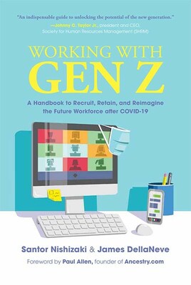 Working with Gen Z Book Cover. Courtesy of Amplify Publishing.