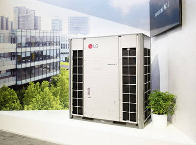 LG Multi VÔäó i, an all-electric VRF cooling and heating solution (PRNewsfoto/LG Electronics, Inc.)