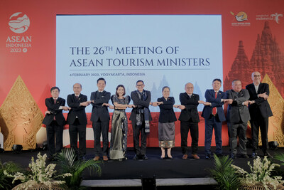 The 2023 ASEAN Tourism Forum (ATF), which took place in Yogyakarta from February 2-5, 2023, resulted in several ASEAN countries’ joint agreements in increasing the role of tourism and driving an economic revival and employment opportunities in the region. (PRNewsfoto/Indonesian Ministry of Tourism and Creative Economy)