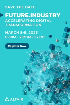 Altair Future.Industry 2023 will explore the latest megatrends and dive into how the convergence of simulation, high-performance computing, AI, and data analytics can unlock the full potential of organizationsâ€™ technology investments.