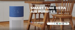 Introducing the CleanForce Rainbow Air Purifier: The Silent, Sleek, and Certified True Hepa Air Purifier For Large Spaces