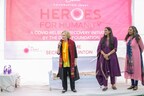 Secretary Hillary Clinton Visits the Desai Foundation Trusts Asani Sanitary Napkin Program & Heroes for Humanity Initiative