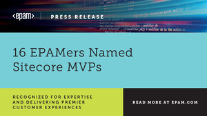 16 EPAM Experts Named Sitecore Most Valuable Professionals