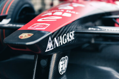 Avalanche Andretti Formula E anunció hoy una alianza oficial con NAGASE Group, líder mundial en soluciones y productos innovadores a través de su experiencia en los sectores de químicos, plásticos, electrónica, automotriz y ciencias biológicas, con más de 100 empresas pertenecientes al grupo y más de 7.000 miembros del equipo en todo el mundo, para el Campeonato Mundial ABB FIA Fórmula E 2022/2023. (PRNewsfoto/Nagase America LLC)