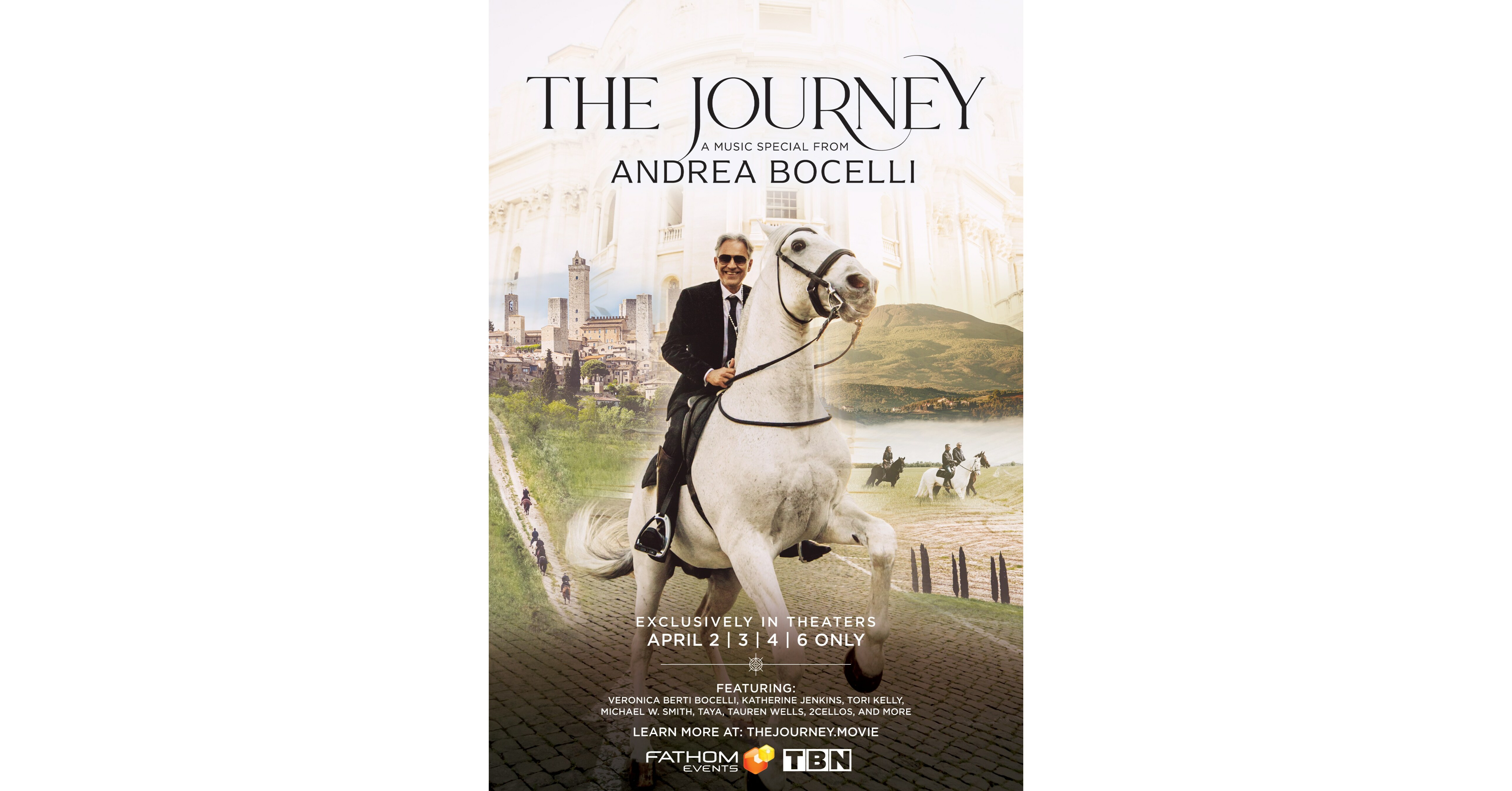 TBN Presents THE JOURNEY A Music Special From Andrea Bocelli Coming to