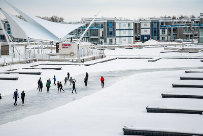 The Skate Escape returns with an elevated, new ice skating experience. (CNW Group/Friday Harbour Resort)