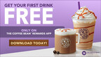 THE COFFEE BEAN & TEA LEAF LAUNCHES REWARDS APP WELCOME OFFER WITH FREE DRINK AND EXCLUSIVE PERKS FOR A LIMITED TIME ONLY