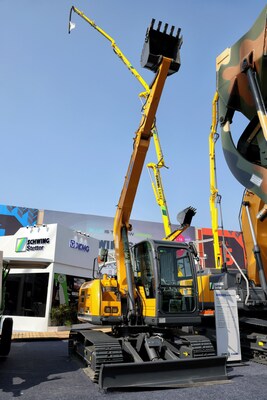 XCMG Excavator Machinery Business Unit of XCMG (SHE:000425) exhibited six customized excavator products at the 2023 bauma CONEXPO INDIA. (PRNewsfoto/XCMG Excavator)