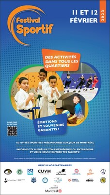 Affiche du Festival sportif de VSP (Groupe CNW/Ville de Montral - Arrondissement de Villeray - Saint-Michel - Parc-Extension)