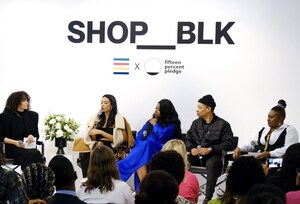 HUDSON'S BAY CELEBRATES THE LAUNCH OF SHOP_BLK; FIFTEEN PERCENT PLEDGE'S AURORA JAMES DELIVERS KEYNOTE FOR PANEL DISCUSSION