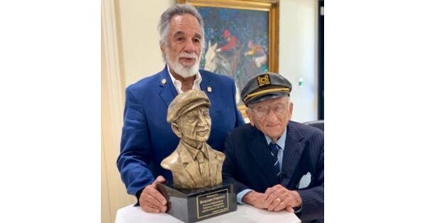 NUREMBERG PROSECUTOR BENJAMIN FERENCZ MEMORIALIZED WITH BRONZE BUST