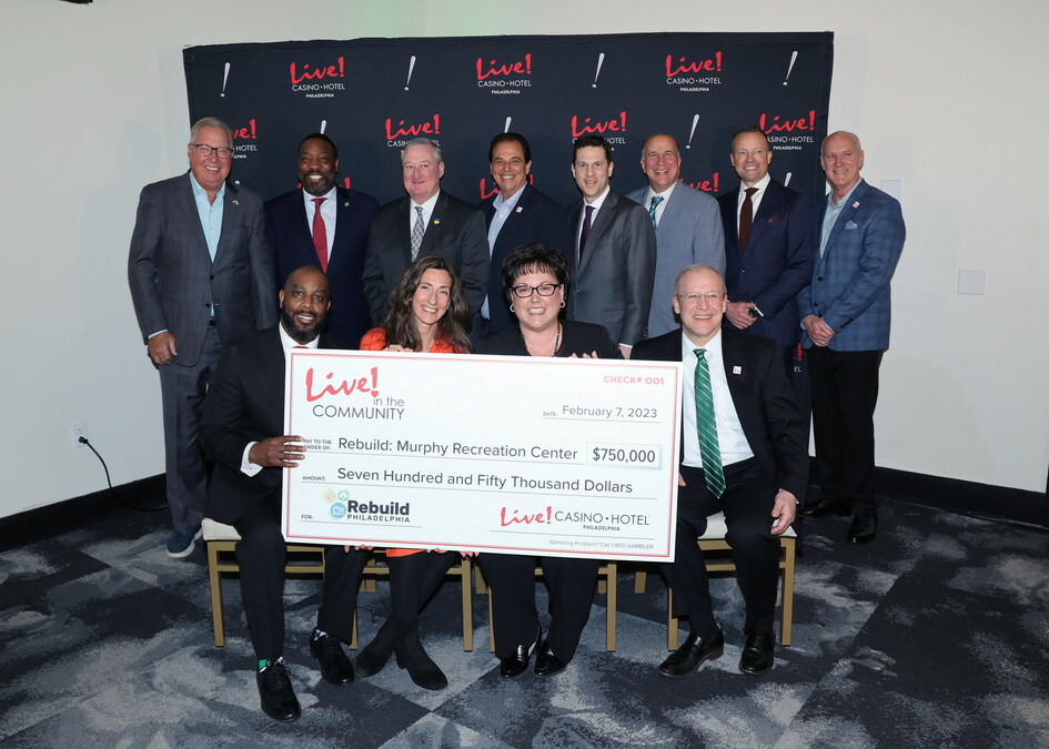 THE CORDISH COMPANIES' LIVE! CASINO & HOTEL PHILADELPHIA DONATES $750,000 TO REBUILD PHILADELPHIA FOR MAJOR RENOVATION OF MURPHY RECREATION CENTER IN SOUTH PHILADELPHIA - Vimarsana News