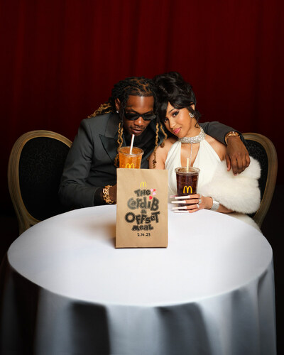 Cardi B and Offset share the love this Valentine’s Day with McDonald’s first-ever duo meal.