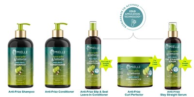 Mielle Launches Avocado & Tamanu Anti-Frizz System for Textured Hair with Proprietary Refrigerate-to-Activate Cold Application Technologytm