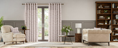 SelectBlinds Collaborates With The Victoria And Albert Museum To   William Morris Collection Pink Floral Drapes 