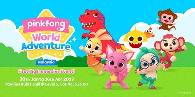 JOIN PINKFONG, BABY SHARK AND FRIENDS FOR A FIN-TASTIC TIME AT PINKFONG WORLD ADVENTURE