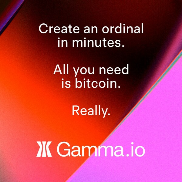 Create an ordinal in minutes.  All you need is bitcoin.  Actually.  Originally written directly on Bitcoin.